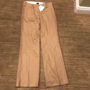 Women’s City Fit tan J. Crew Factory pants